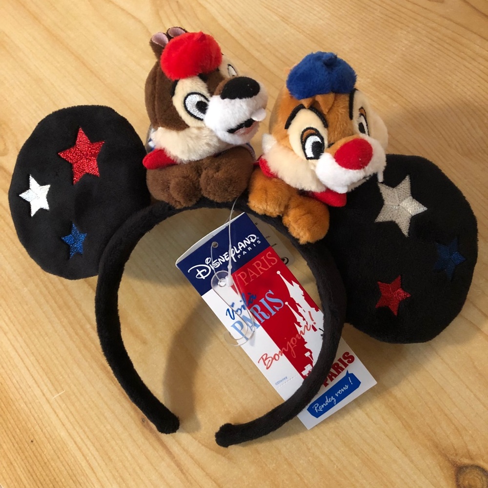 2xRare Disney Ears Chip and Dale